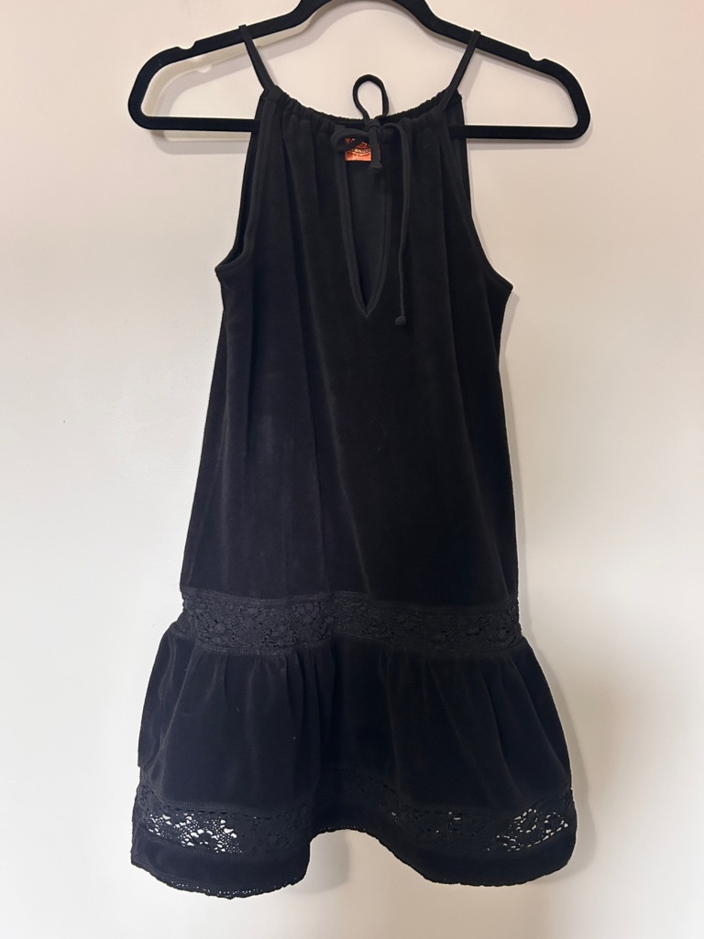 Juicy Couture French Terry Cloth Dress/Swim Coverup black - Picture 2 of 8